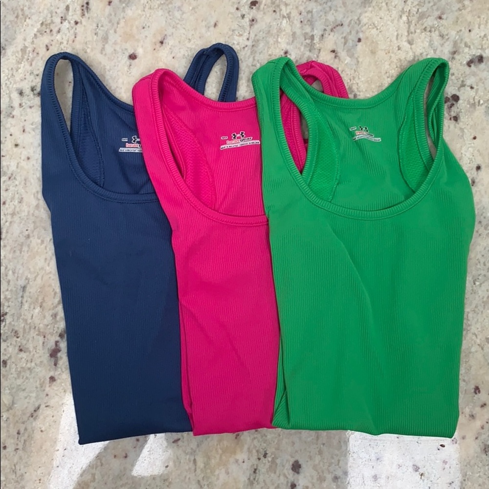 Under Armour heat gear workout tank tops